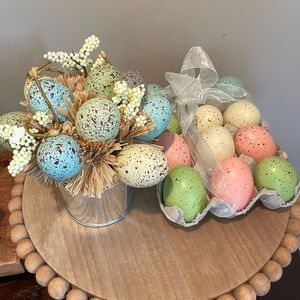 Speckled Easter Egg Floral Decor
